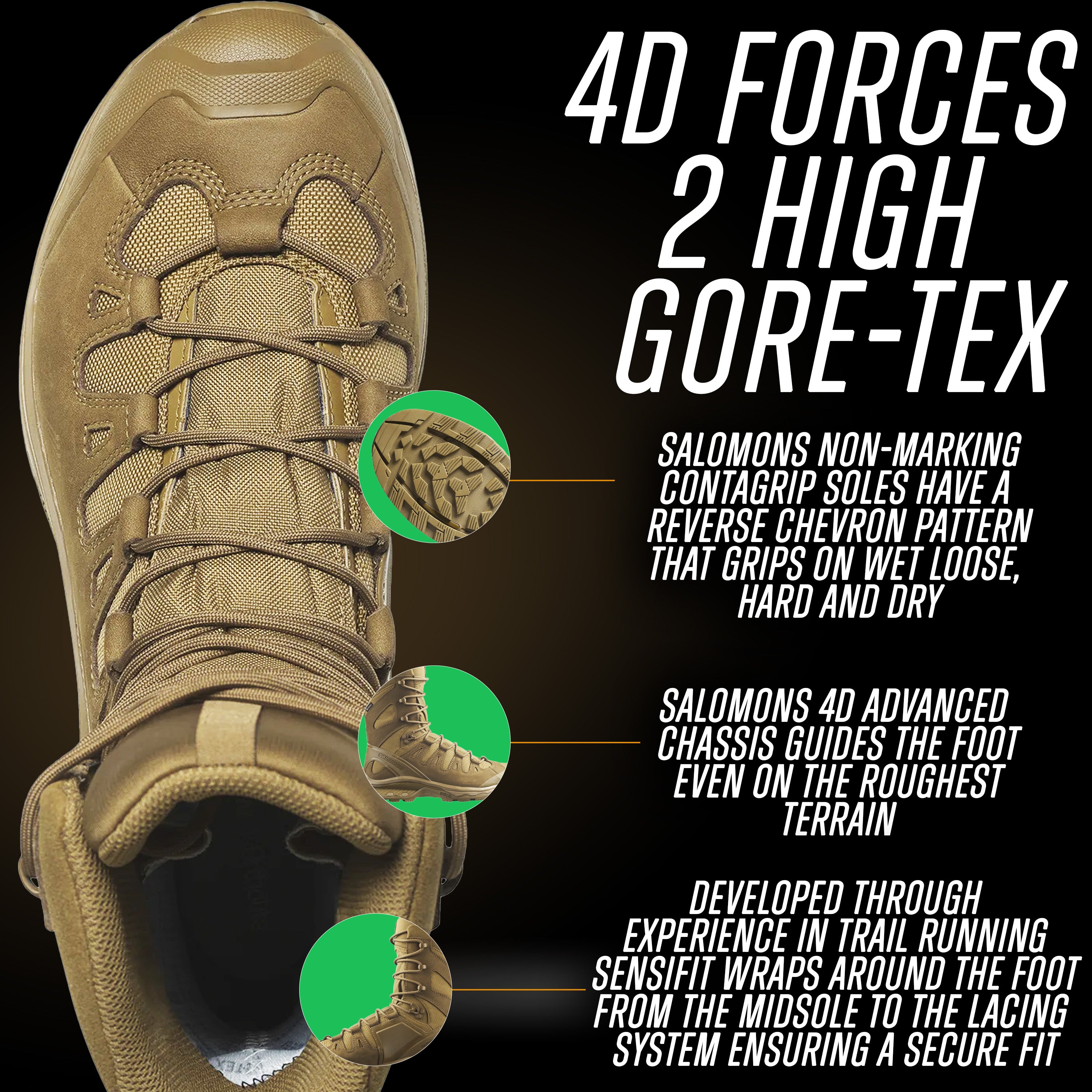 Salomon - QUEST 4D FORCES 2 HIGH GTX
