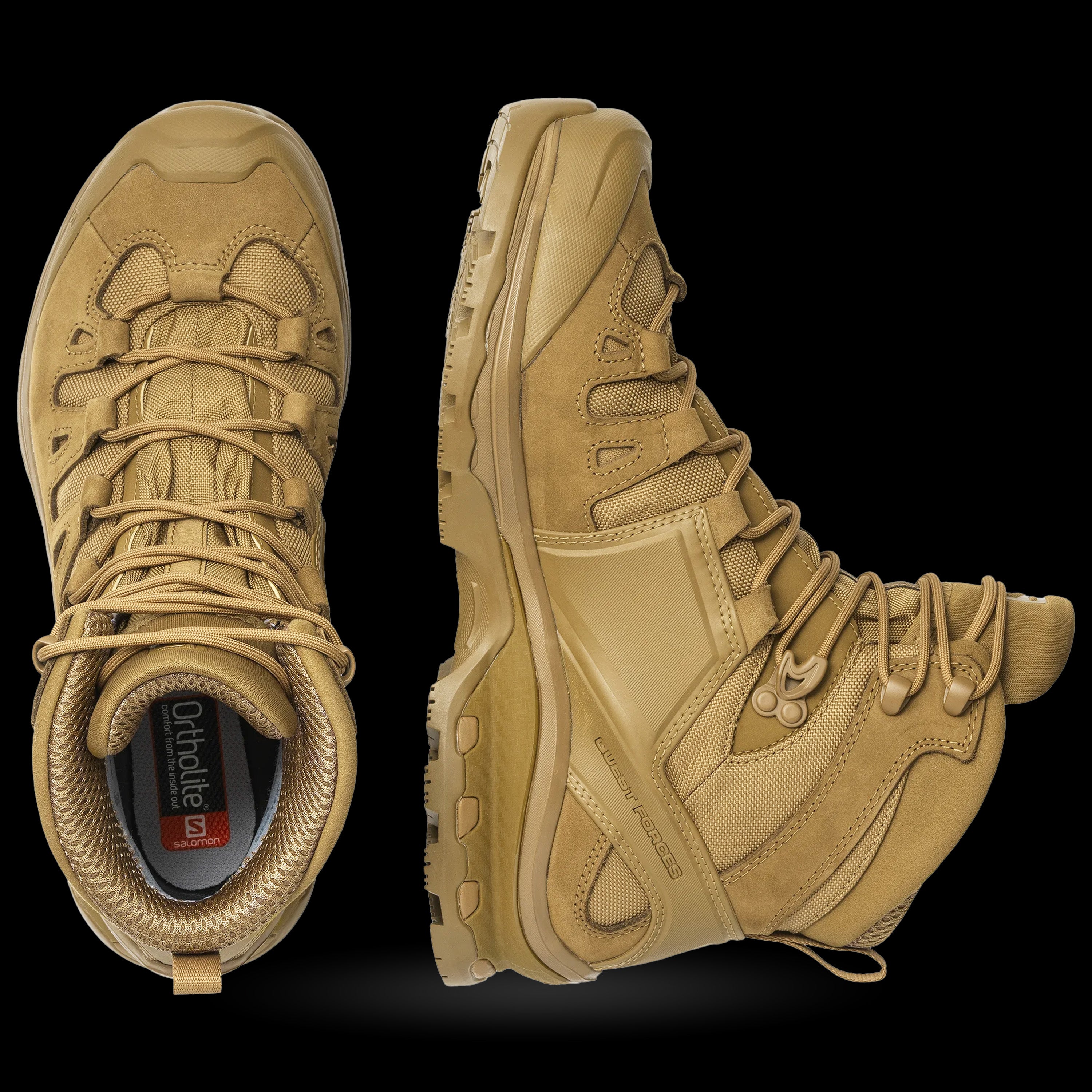 Salomon Quest 4D GTX Forces 2 | GORE-TEX Tactical Boot | Carcajou