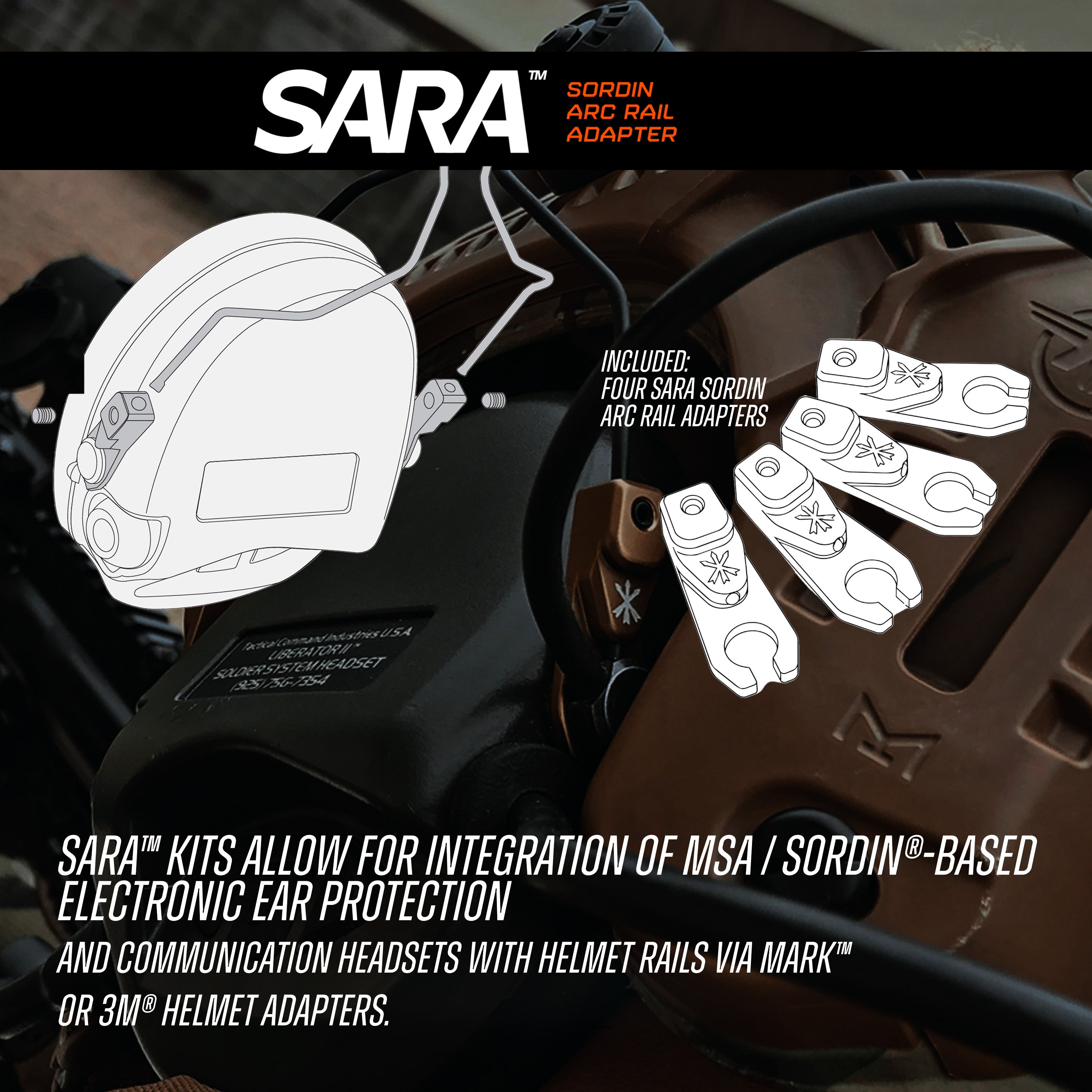 Unity Tactical -  SARA™ SORDIN ARC RAIL ADAPTER