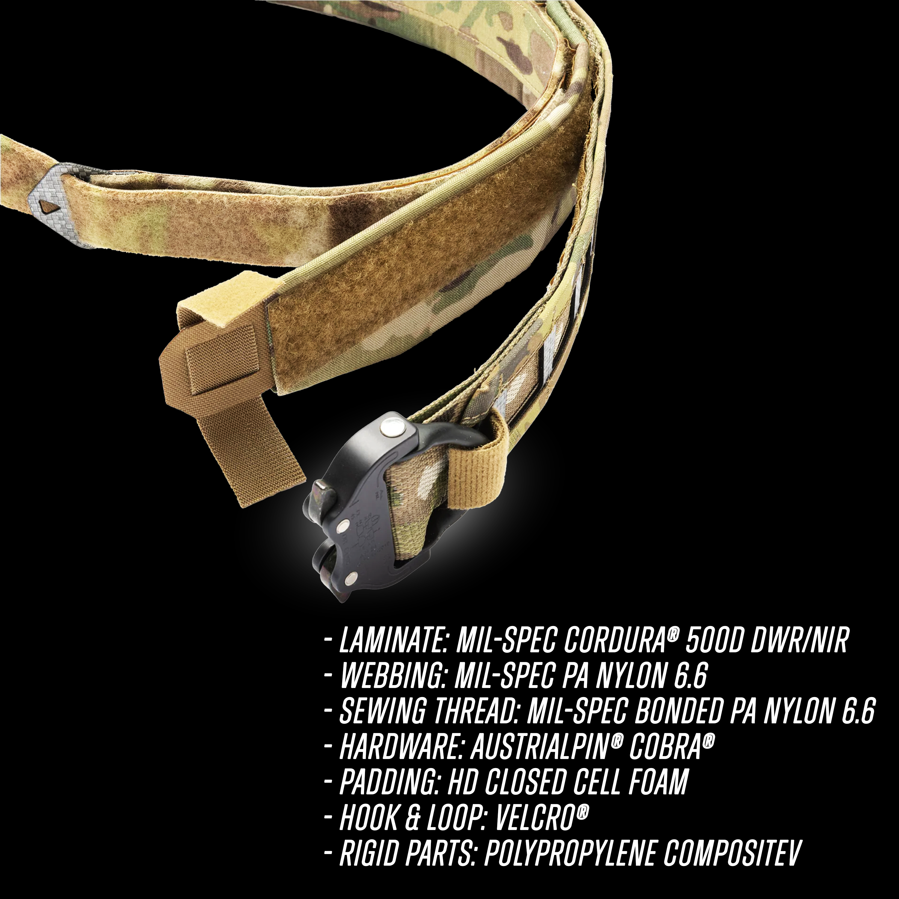 BlackFolium - STRATOS Padded Belt