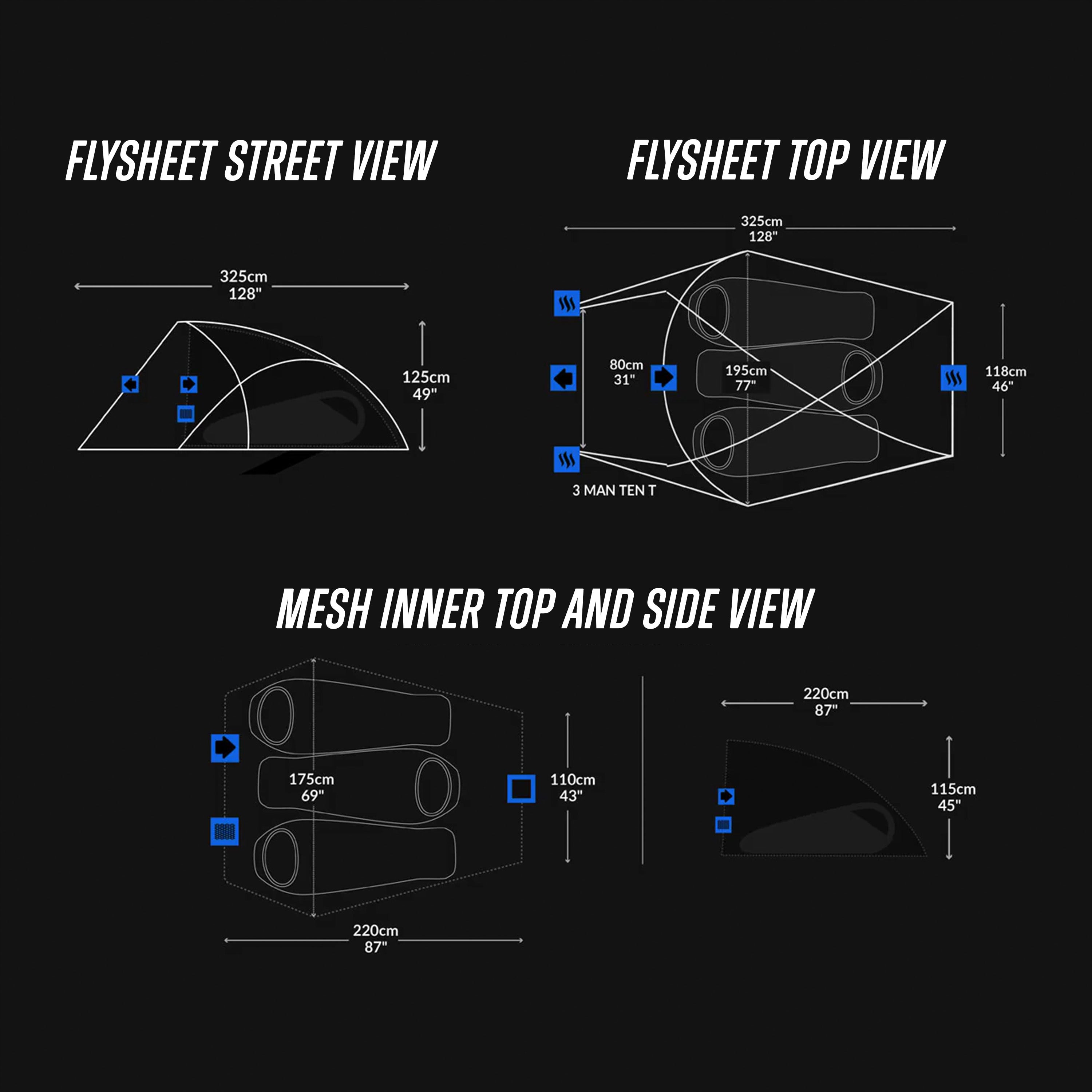 Snugpak - Scorpion 3 IX - 3 Person Tent
