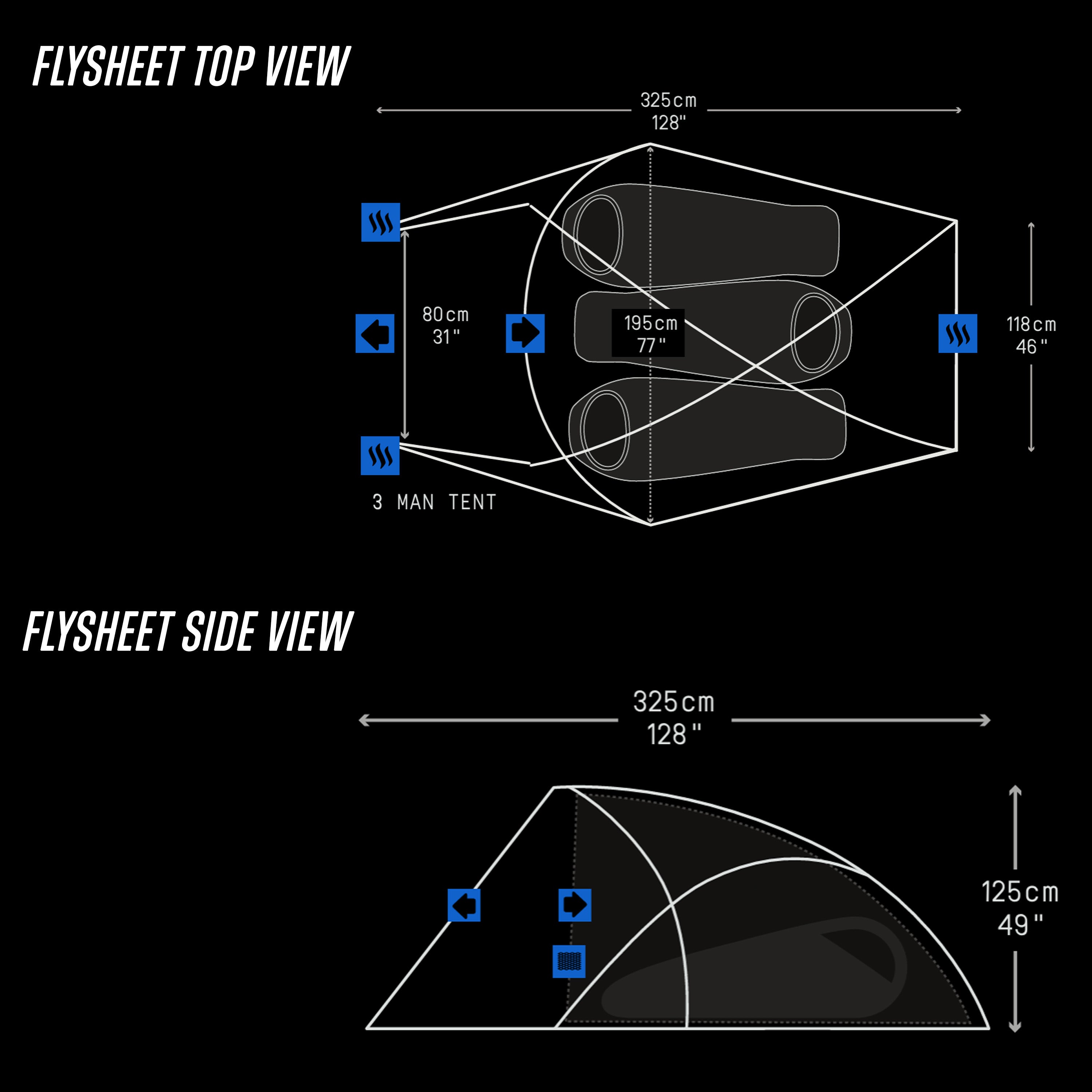 Snugpak Scorpion 3 IX | 3-Person 4-Season Tent
