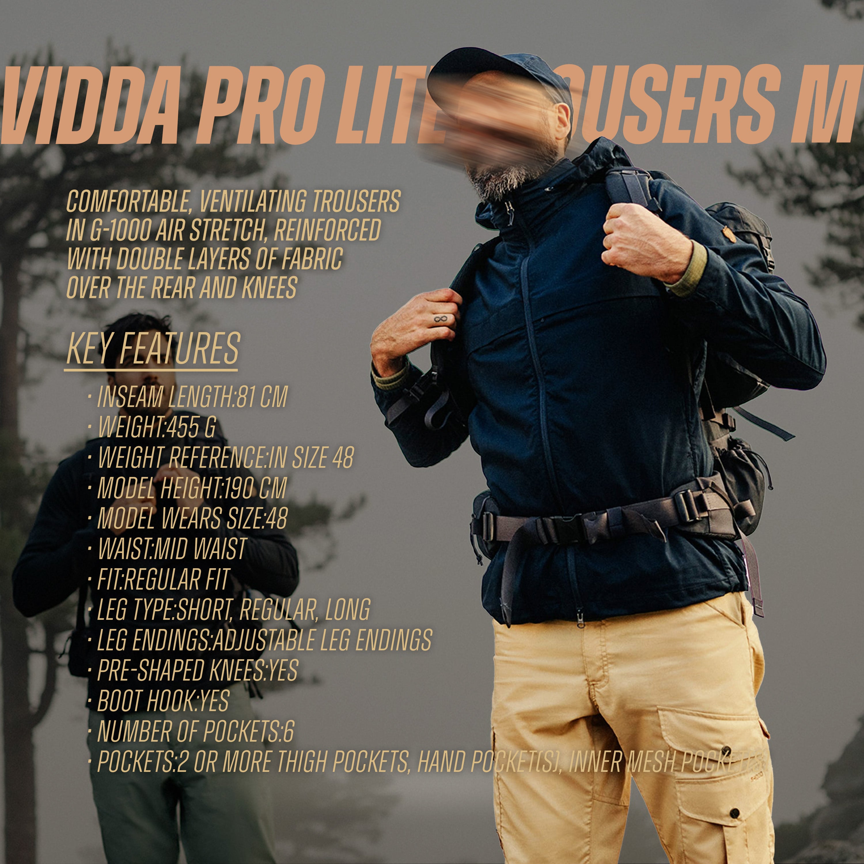 Fjallraven - Vidda Pro Lite Trousers M