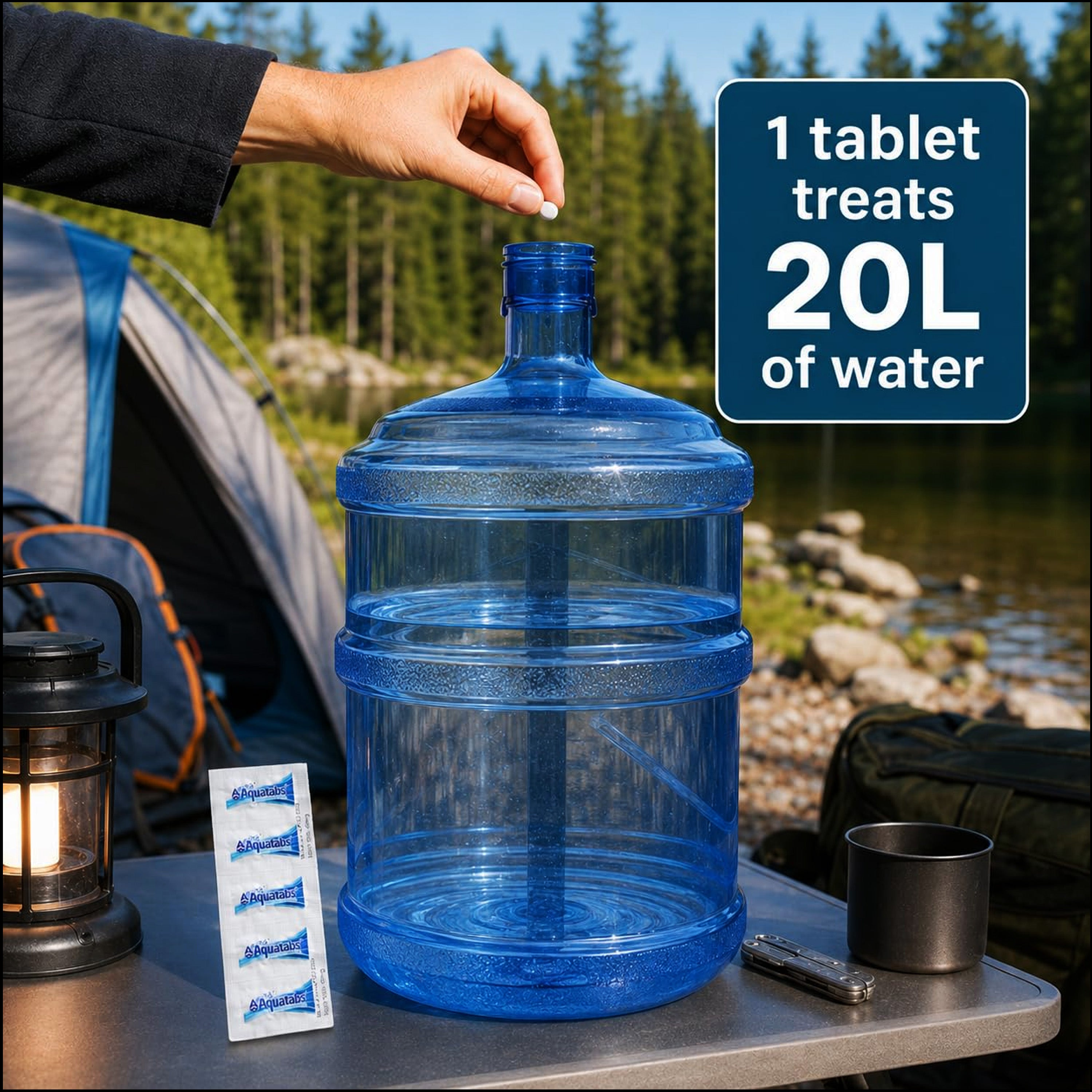 Aquatabs - Water Purification Tablets (20L Tabs)
