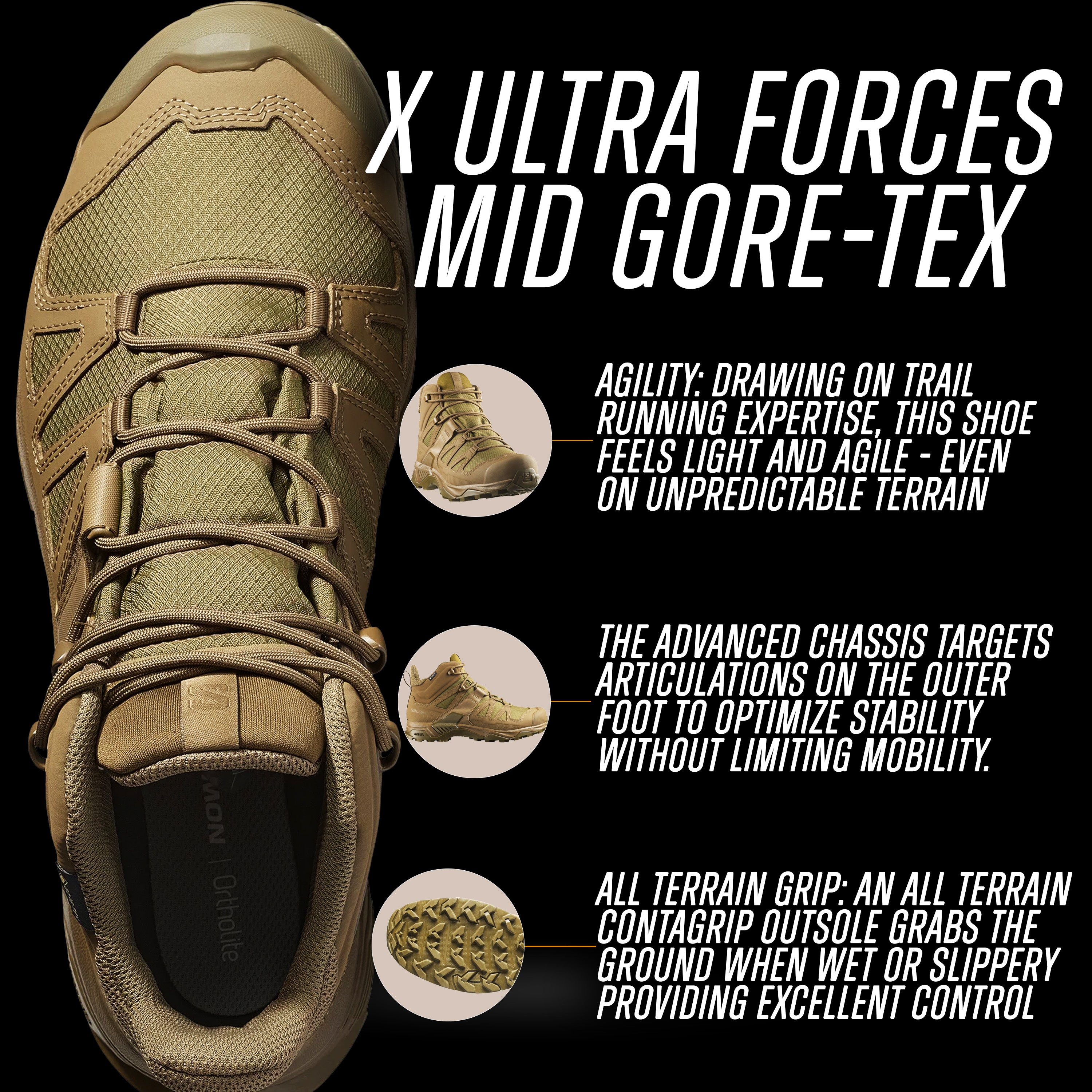 Salomon - X ULTRA FORCES MID GTX