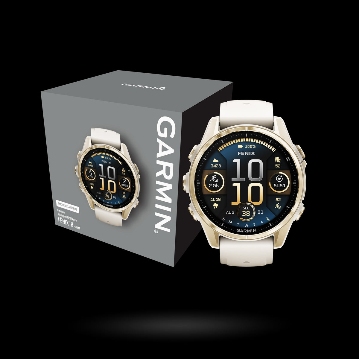 Garmin - fēnix® 8 - 43 mm AMOLED