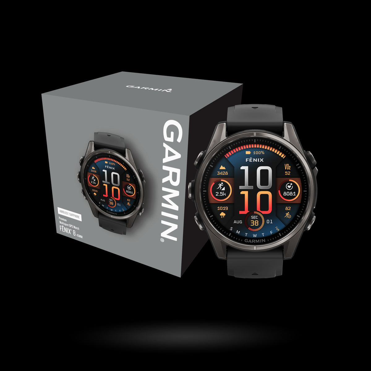 Garmin - fēnix® 8 - 43 mm AMOLED