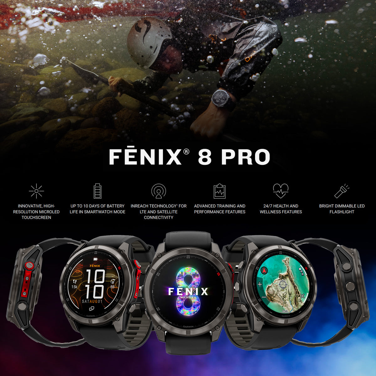 Garmin - fēnix® 8 PRO - 51 mm MICROLED