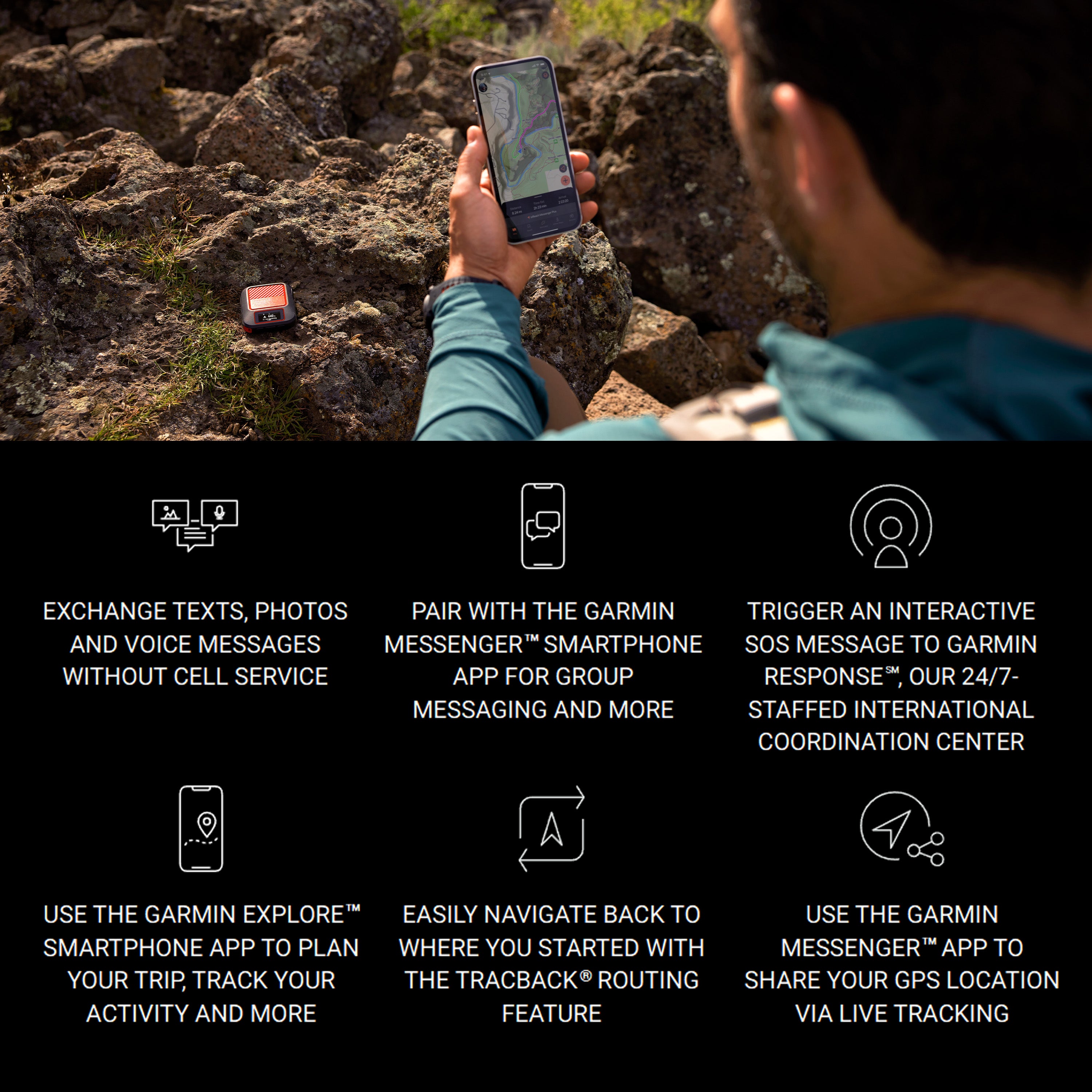 Garmin - inReach® Messenger Plus