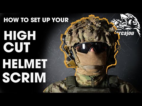 High Cut Helmet Scrim