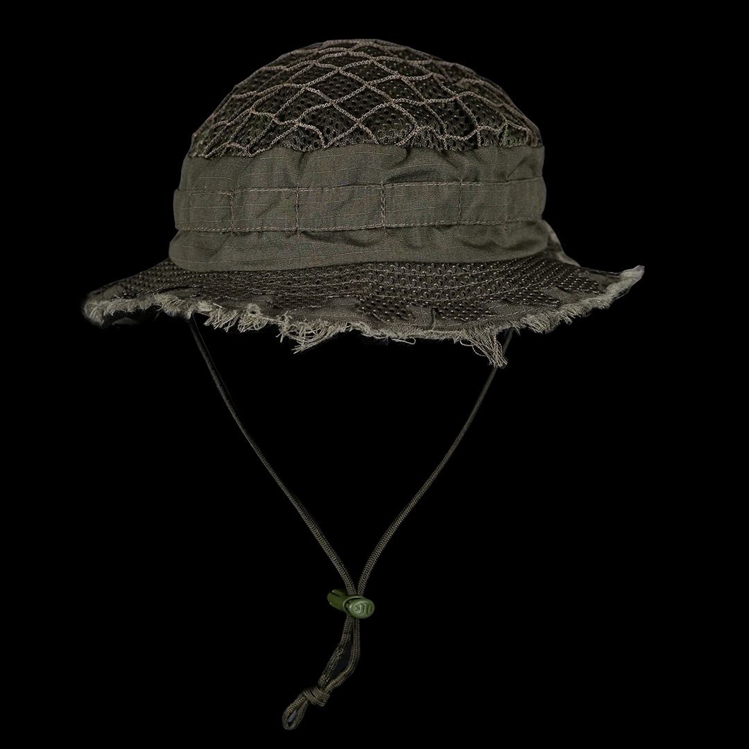 Ghillie top boonie hat